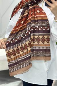 GEOMETRİK DESENLİ ŞAL