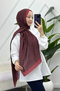 MONOKROM DESENLİ ŞAL