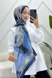 ÇİZGİ DESEN PAMUK SOFT ŞAL