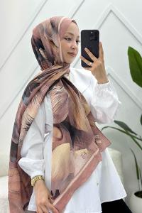 ÇİZGİ DESEN PAMUK SOFT ŞAL