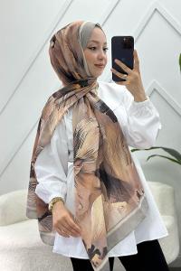 ÇİZGİ DESEN PAMUK SOFT ŞAL