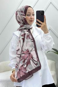 ORKİDE DESEN PAMUK SOFT ŞAL