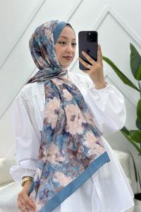 NİLÜFER DESEN PAMUK SOFT ŞAL