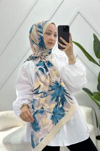 ORKİDE DESEN PAMUK SOFT ŞAL