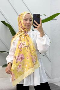ÇİÇEK BAHÇESİ DESEN PAMUK SOFT ŞAL