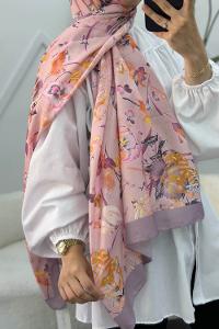 ÇİÇEK BAHÇESİ DESEN PAMUK SOFT ŞAL