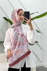 ÇİÇEK BAHÇESİ DESEN PAMUK SOFT ŞAL