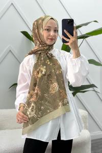 ÇİÇEK BAHÇESİ DESEN PAMUK SOFT ŞAL