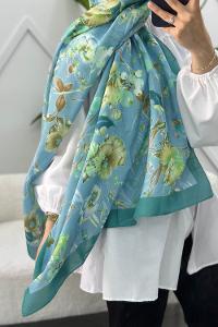 ÇİÇEK BAHÇESİ DESEN PAMUK SOFT ŞAL
