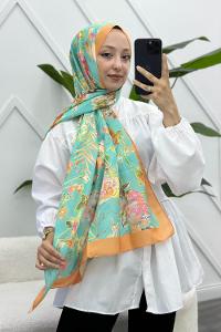 ÇİÇEK BAHÇESİ DESEN PAMUK SOFT ŞAL
