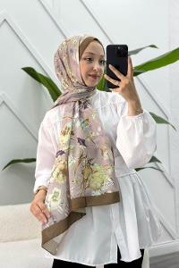 ÇİÇEK BAHÇESİ DESEN PAMUK SOFT ŞAL