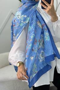 ÇİÇEK BAHÇESİ DESEN PAMUK SOFT ŞAL