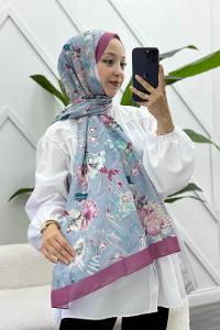 ÇİÇEK BAHÇESİ DESEN PAMUK SOFT ŞAL