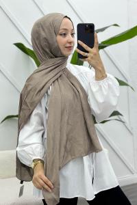 YAPRAK DESEN PAMUK SOFT ŞAL