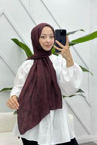 YAPRAK DESEN PAMUK SOFT ŞAL
