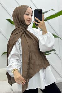 YAPRAK DESEN PAMUK SOFT ŞAL