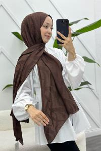 YAPRAK DESEN PAMUK SOFT ŞAL