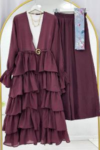 BEYZA FIRFIRLI TUNİK PANTOLONLU TAKIM