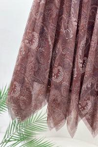 ASİMETRİK KESİM ASTARLI ŞİFON ETEK