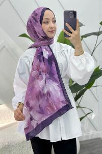 MENEKŞE  DESEN PAMUK SOFT ŞAL
