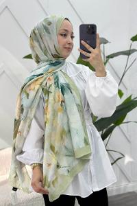 MENEKŞE  DESEN PAMUK SOFT ŞAL