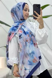 MENEKŞE  DESEN PAMUK SOFT ŞAL