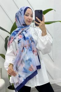 MENEKŞE  DESEN PAMUK SOFT ŞAL