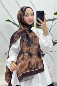 KAHVERENGİ PAMUK SOFT ŞAL SERİSİ