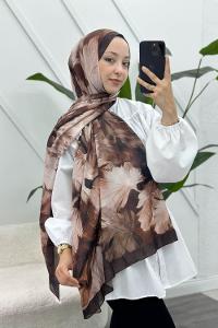 KAHVERENGİ PAMUK SOFT ŞAL SERİSİ