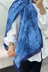 LACİVERT PAMUK SOFT ŞAL SERİSİ