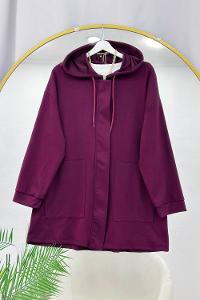 GİZLİ FERMUARLI KADIN HIRKA