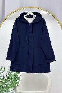 GİZLİ FERMUARLI KADIN HIRKA
