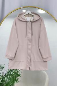GİZLİ FERMUARLI KADIN HIRKA