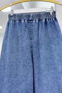 BELDEN KEMERLİ KOT PANTOLON