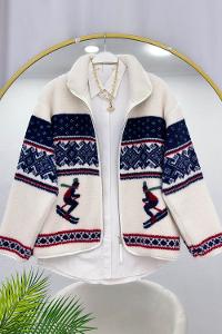 FİGÜRLÜ PELUŞ CEKET