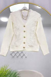 GÜPÜR VE FIRFIR DETAYLI ANGORA HIRKA