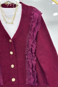 GÜPÜR VE FIRFIR DETAYLI ANGORA HIRKA