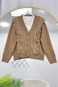 GÜPÜR VE FIRFIR DETAYLI ANGORA HIRKA
