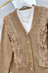 GÜPÜR VE FIRFIR DETAYLI ANGORA HIRKA