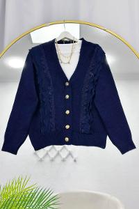 GÜPÜR VE FIRFIR DETAYLI ANGORA HIRKA