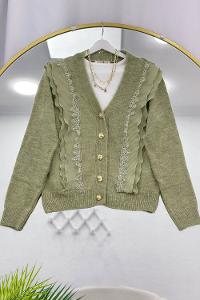 GÜPÜR VE FIRFIR DETAYLI ANGORA HIRKA