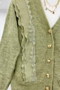 GÜPÜR VE FIRFIR DETAYLI ANGORA HIRKA