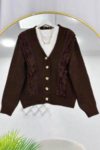 GÜPÜR VE FIRFIR DETAYLI ANGORA HIRKA