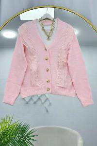 GÜPÜR VE FIRFIR DETAYLI ANGORA HIRKA