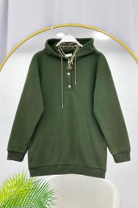KAPŞOLU YAKA ÇITÇITLI SWEAT
