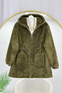BELİ LASTİKLİ CEPLİ PELUŞ MONT