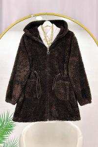 BELİ LASTİKLİ CEPLİ PELUŞ MONT