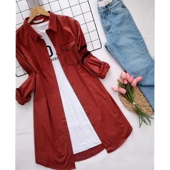 METAL İNCİ GÖMLEK