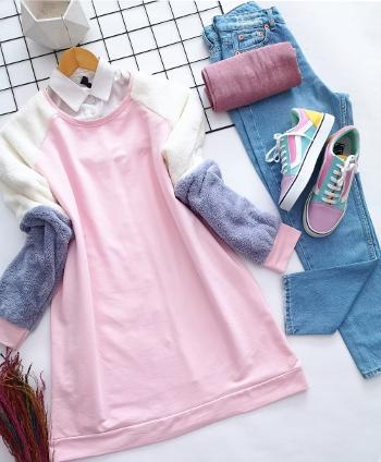 MİA PELUŞ KOL SWEAT