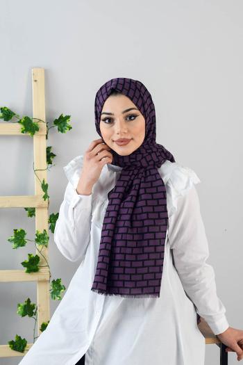 BLOCK DESEN PAMUK ŞAL